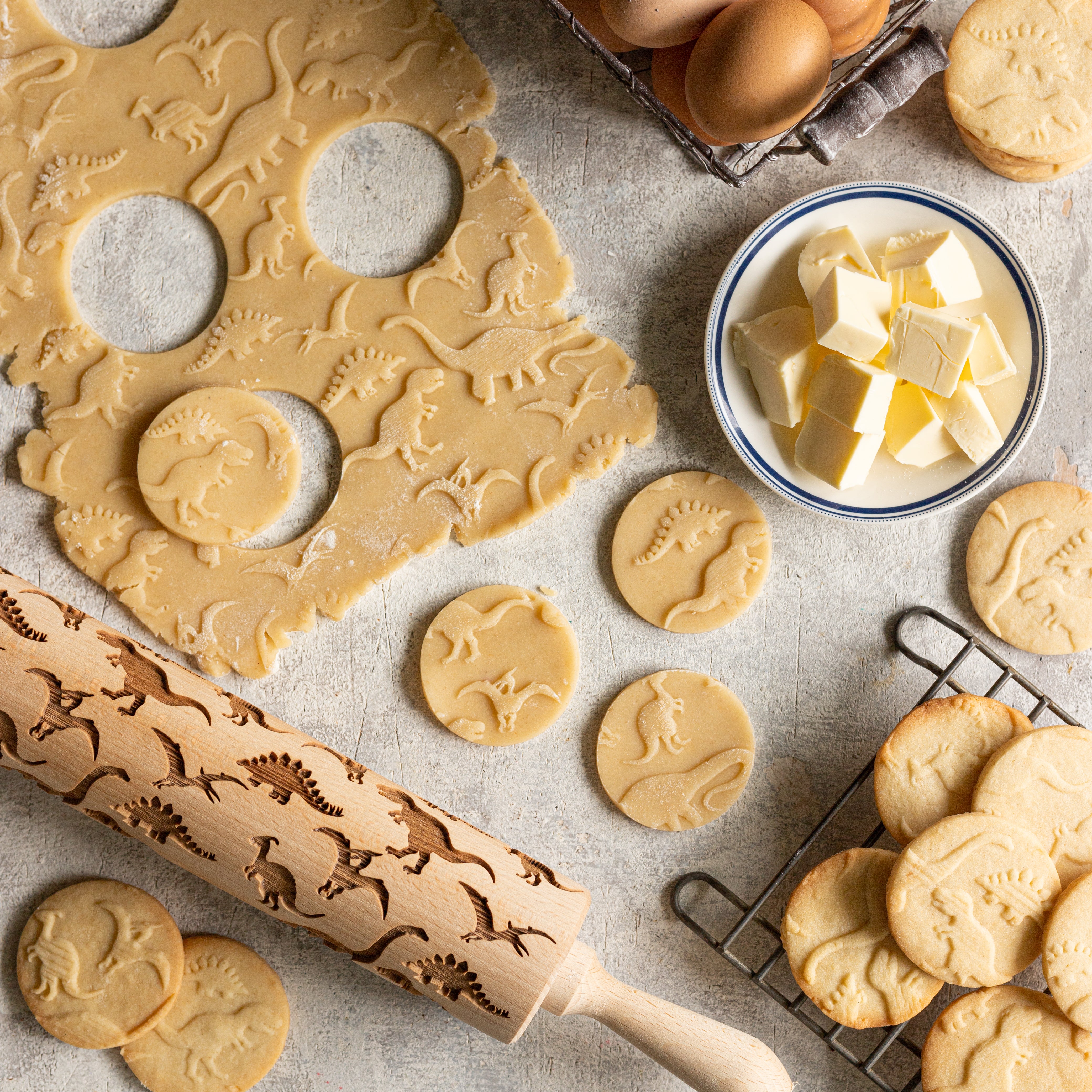 DINOSAURER ROLLING PIN