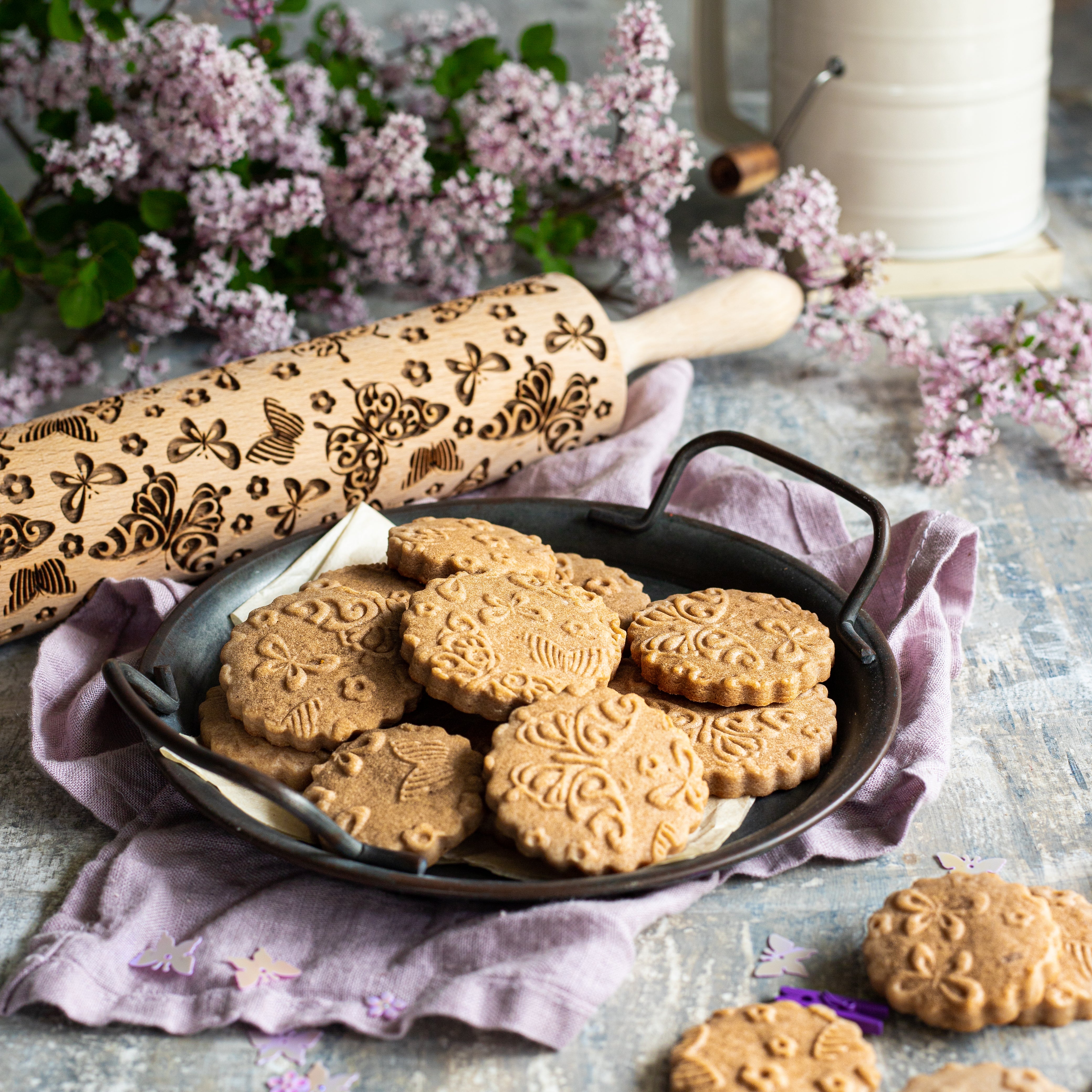 Butterflies Rolling Pin
