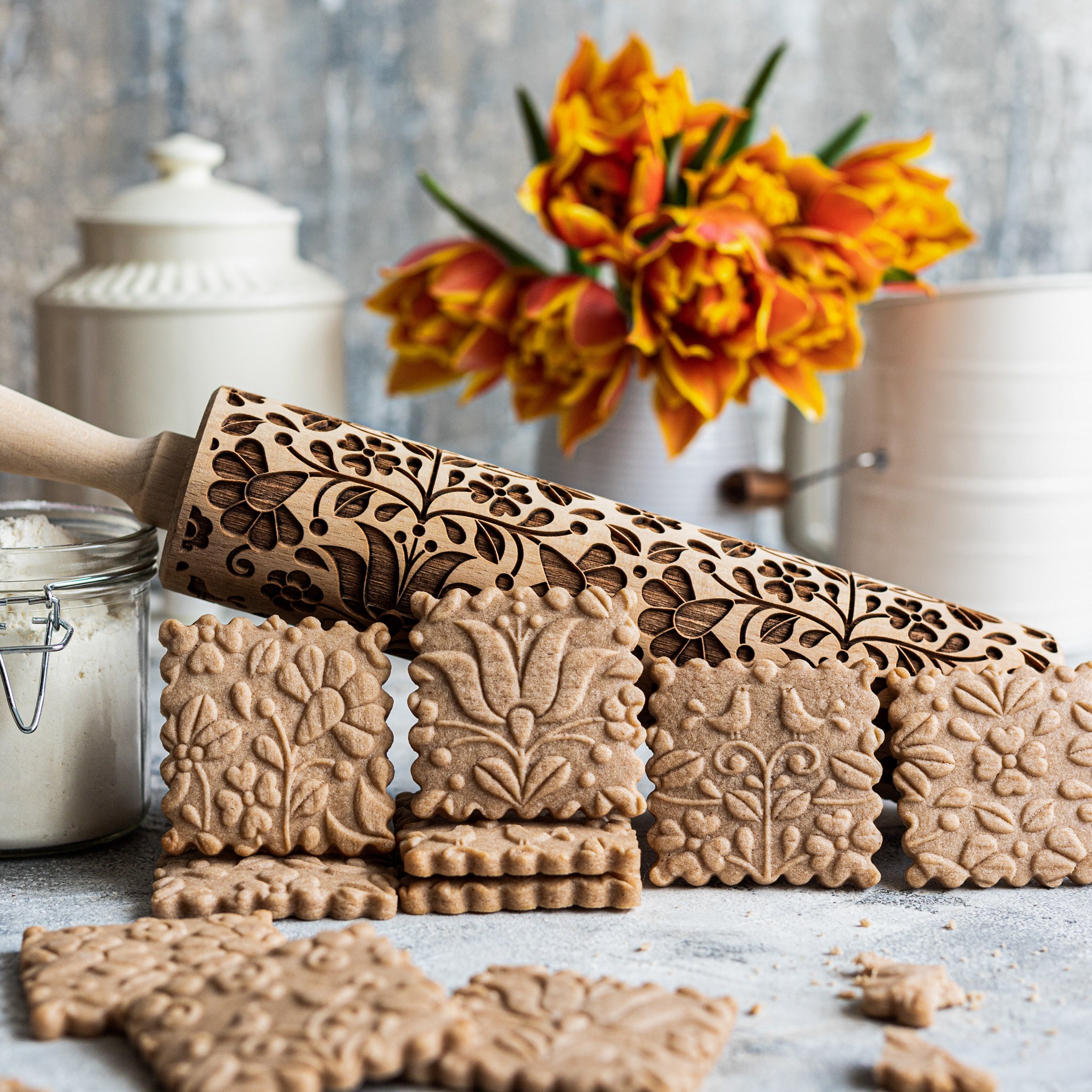 Nature Rolling Pin